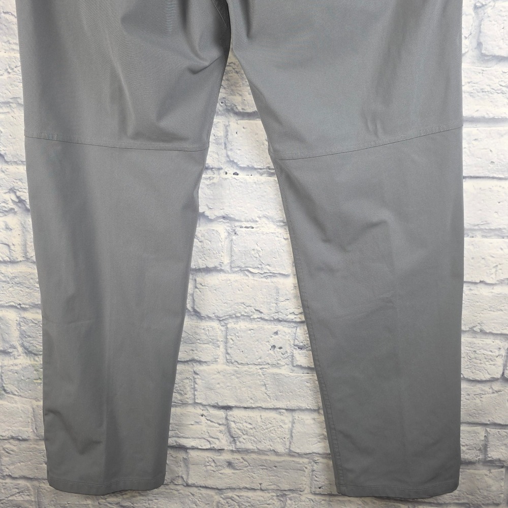 Lululemon Men ABC Pant Slim Warpstreme Grey 5-Pocket Trousers LM5ADFS 38X33 - Picture 7 of 11